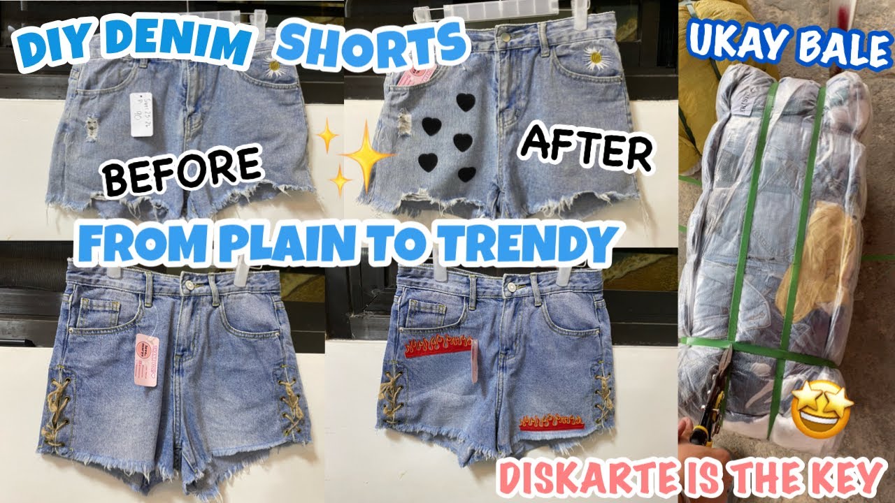 SHARING MY UKAY DENIM SHORTS RETAIL COLLECTION PROCESS!💙 (BEST SELLER CODE) | Thatsmarya