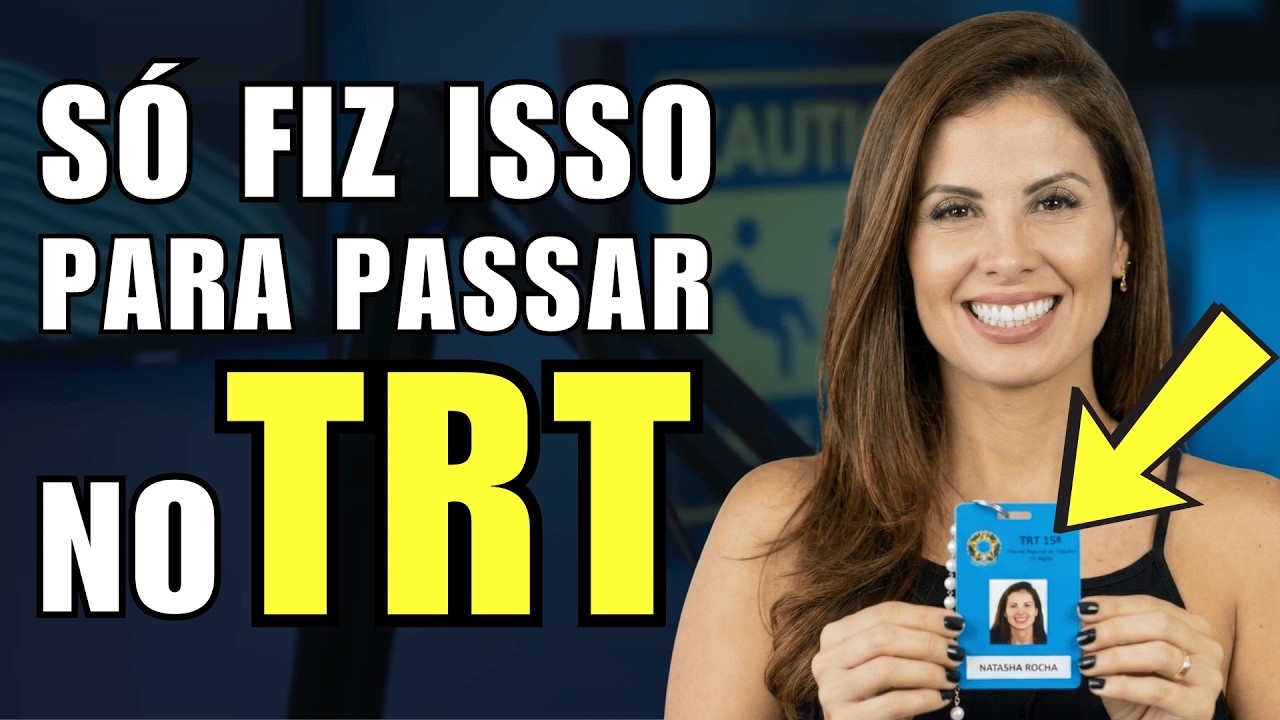 Ela mudou esse DETALHE e PASSOU RÁPIDO NO CONCURSO DE TRIBUNAL (sem ser formada em DIREITO)