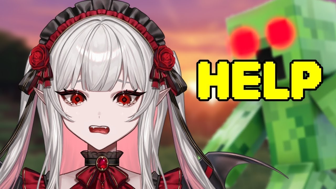 【Overwatch 2/MineCraft】A Vampire's First Survival! 🧛‍♀️ SOS! I need your help! (Blind Play) -한/日 sub