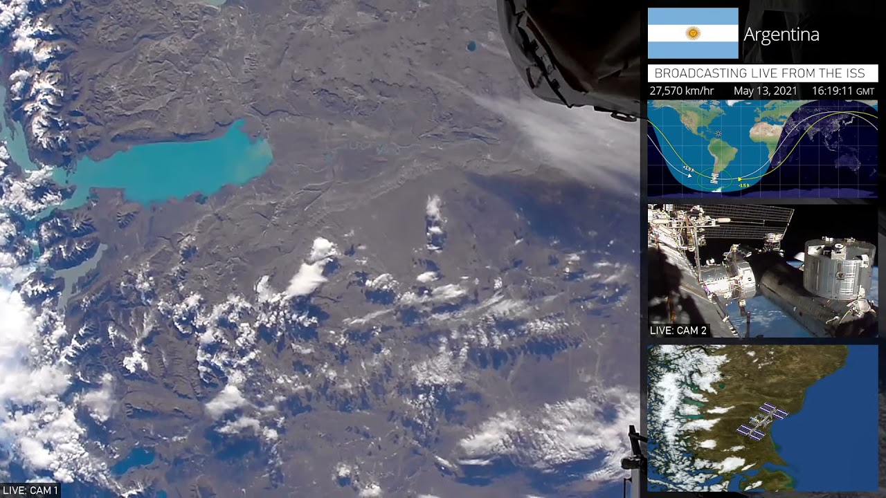 Earth Space View:  Perito Moreno Glacier, Lago Argentino, Los Glaciares National Park