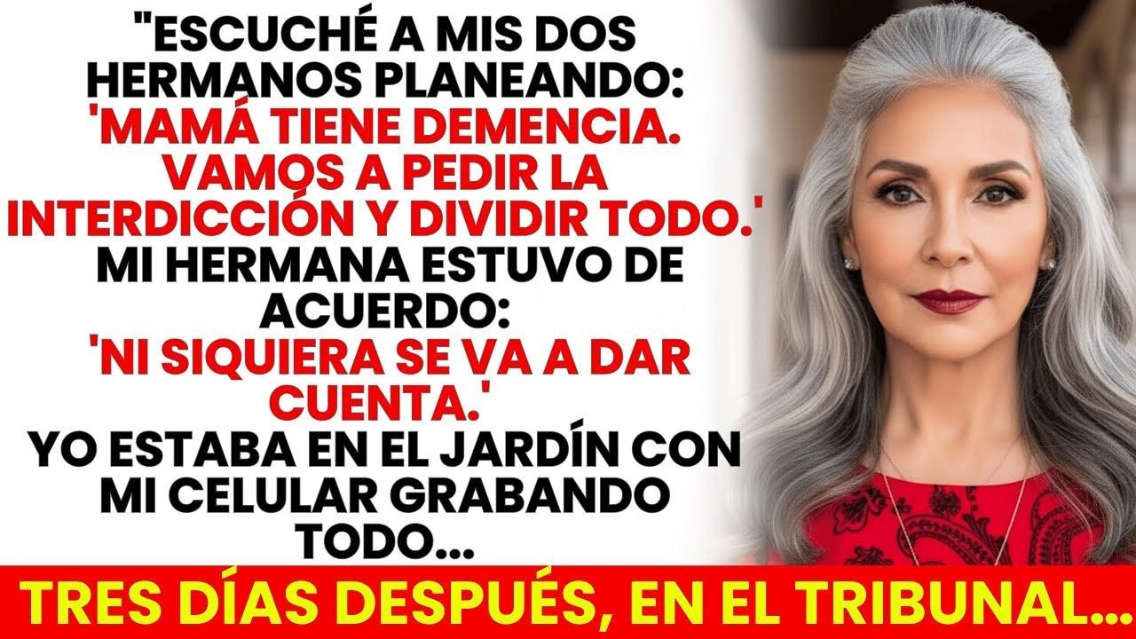 Mis Hermanos Planeaban Mamá Tiene Demencia. Dividamos Todo... Grabé. Qué Hice en el Tribunal…