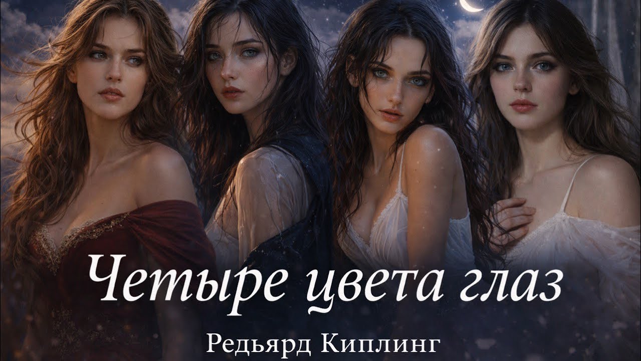 Четыре  цвета глаз | AI клип | Редьярд Киплинг #ai #музыка #rock #music #поэзия