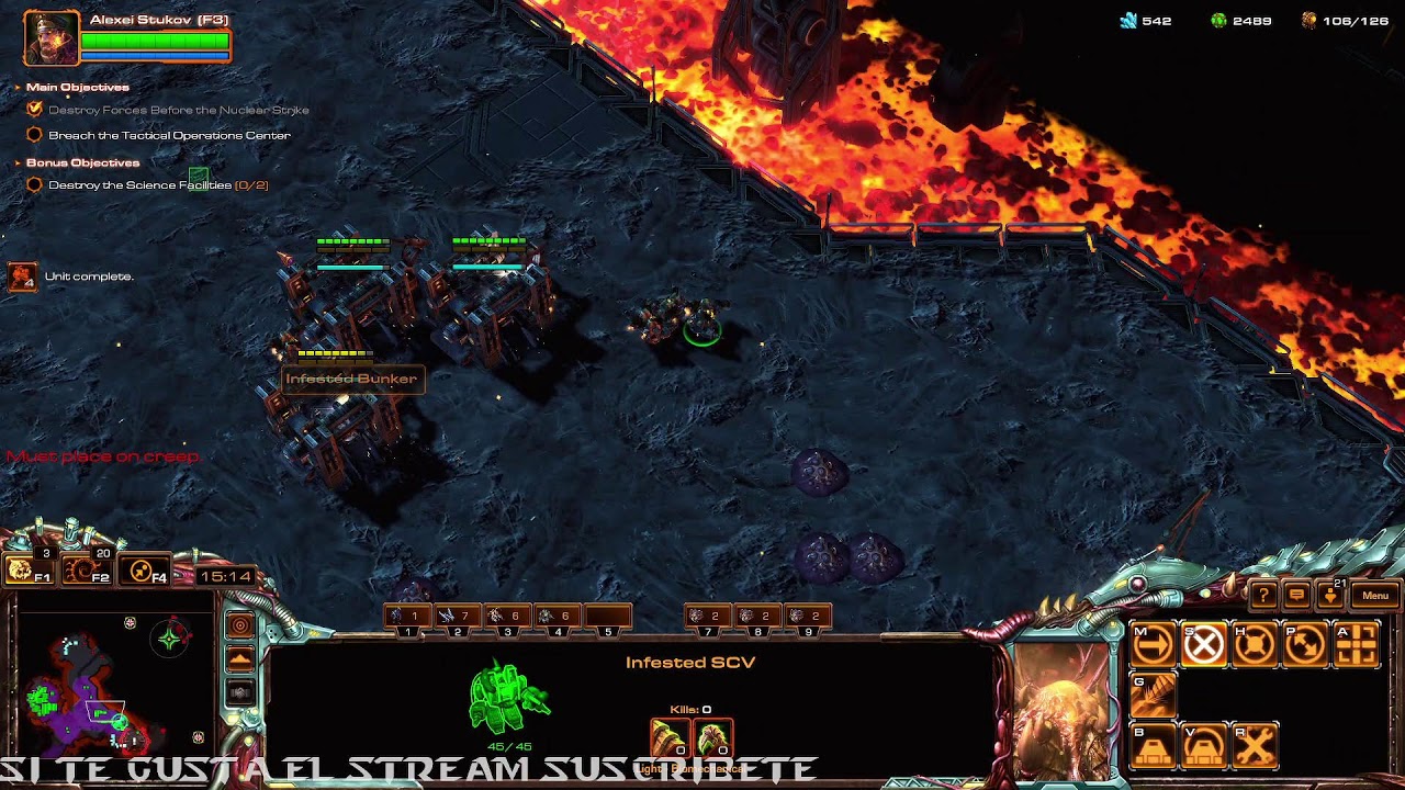 STARCRAFT 2 INFESTADOS VS MENGSK