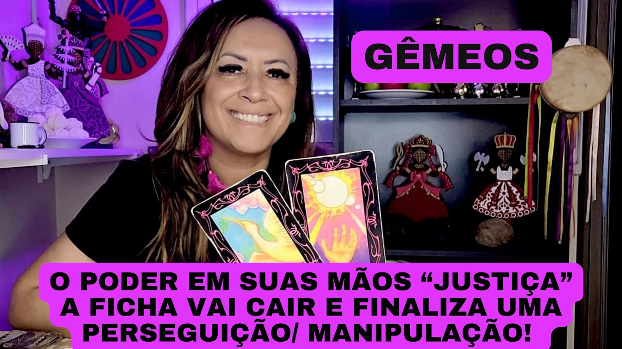 GÊMEOS♊️Justiça Divina O Poder Em Suas Mãos!A Ficha Vai Cair e Finaliza uma Perseguição/Manipulação!
