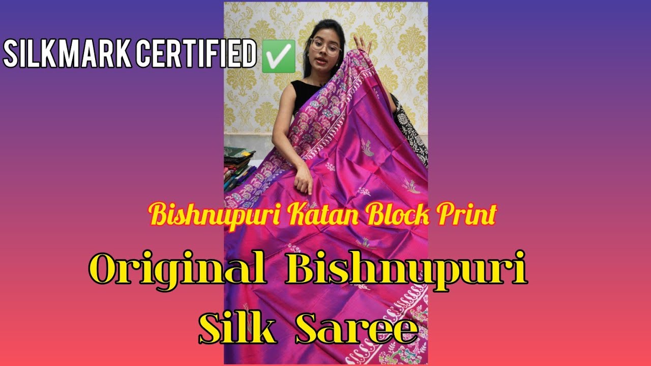 Katan Block Print Saree & Muga Tussar Saree Booking no-8710030592