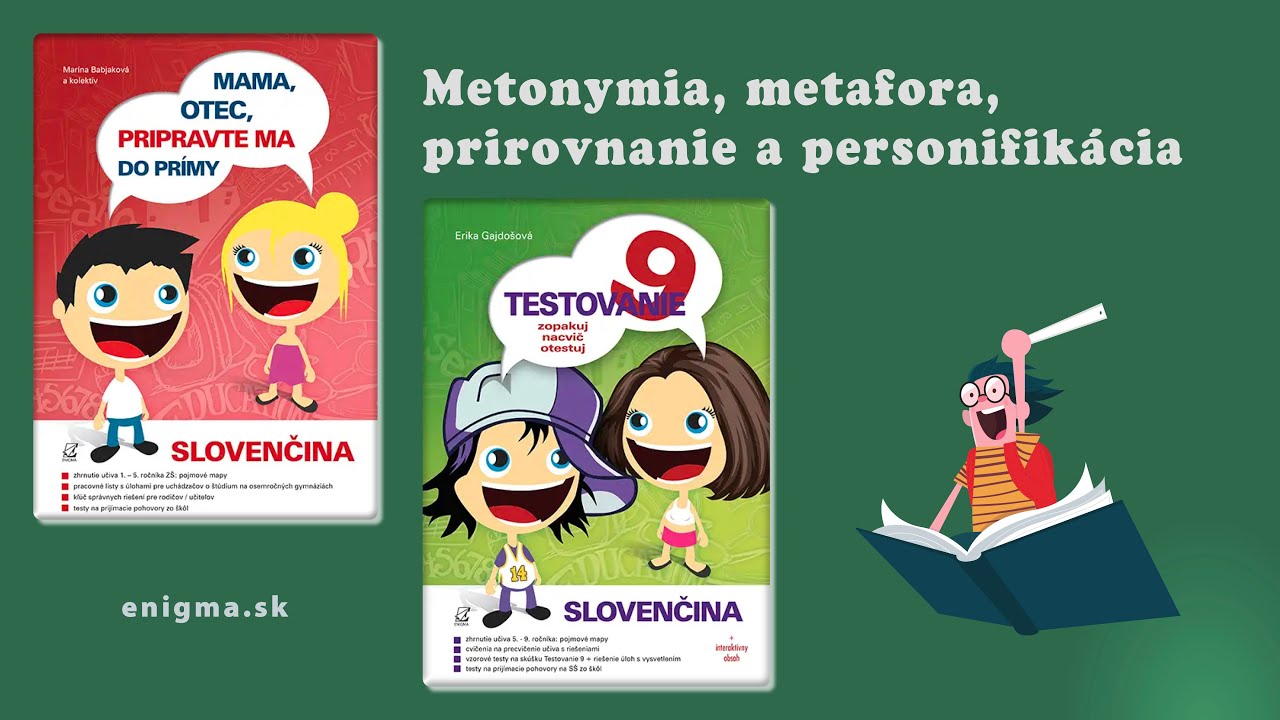 Metonymia, metafora, prirovnanie a personifikácia