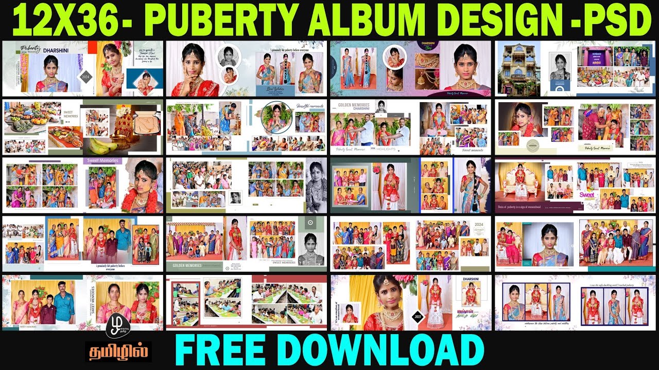 puberty album design free download puberty album design 12x36 album design psd 2024