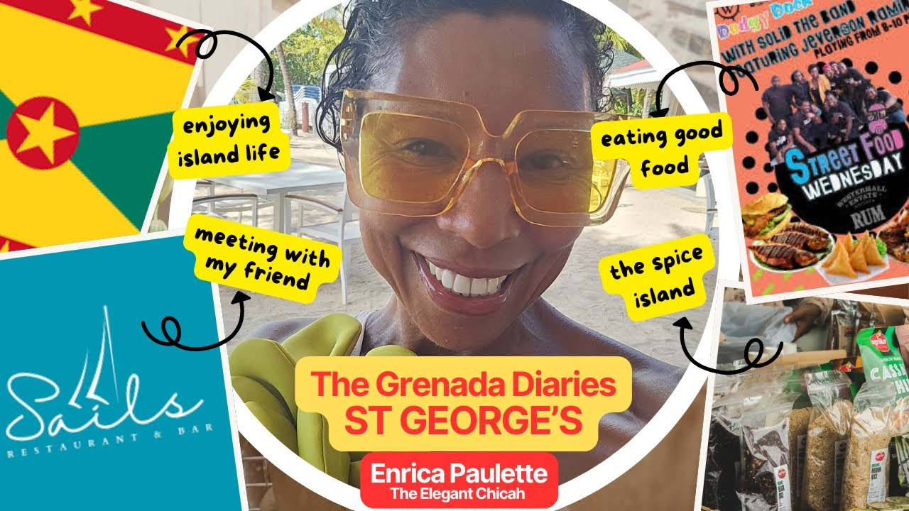 GRENADA TRAVEL VLOG - ST GEORGE'S; DODGY DOCK; SAILS & MORE...