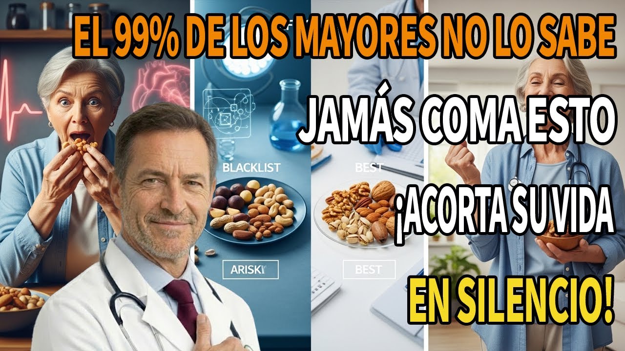 ¿Más de 60? Los 4 PEORES Frutos Secos que Destruyen su Salud y 4 que DEBE Comer| Dr. Javier Martínez