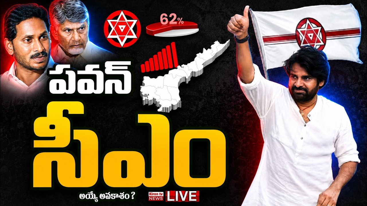 LIVE : Sensational Survey On AP Assembly Election | Deputy CM Pawan Kalyan | TDP | Kiran Tv News