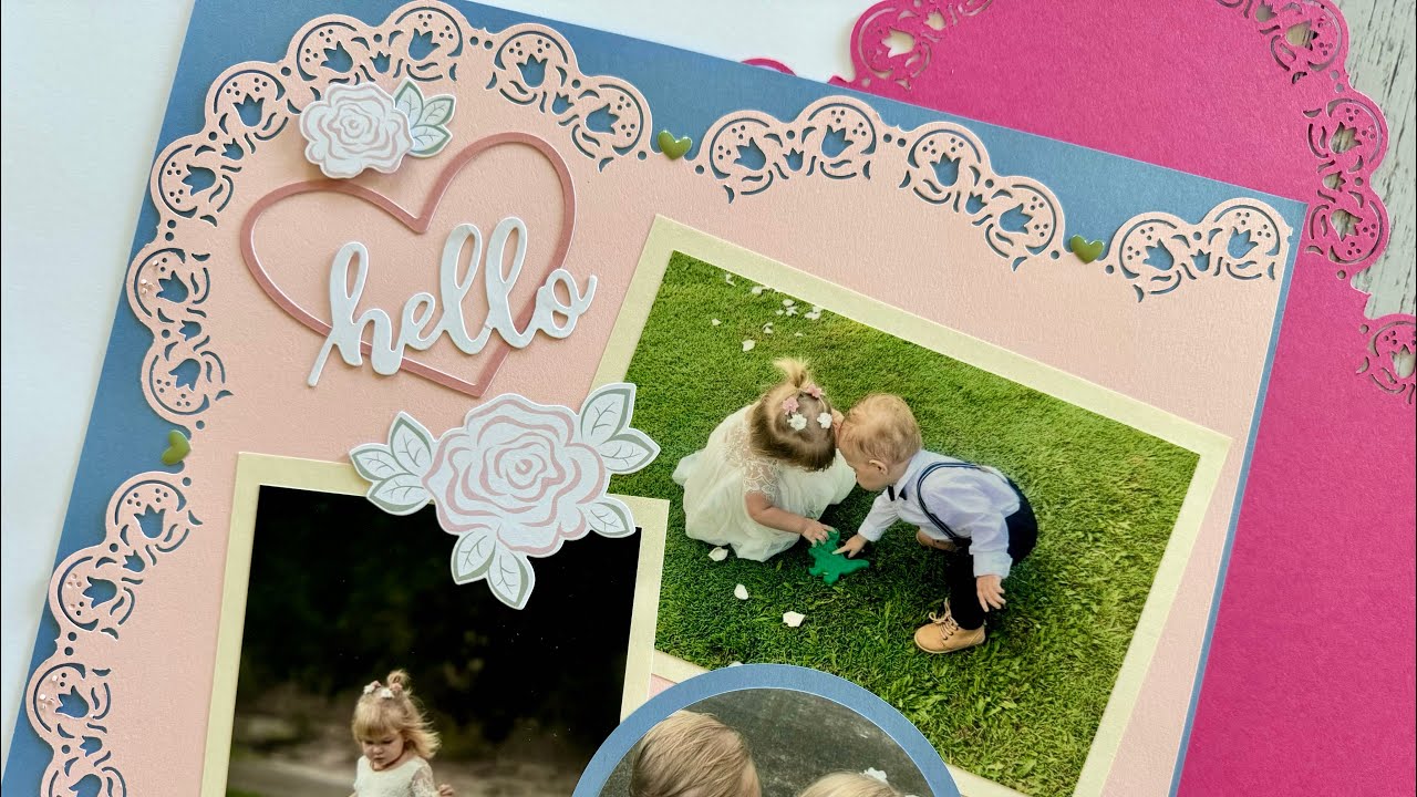 How To Use Your Circle Punch To Make A Frame | Floral Circle Punch | Creative Memories