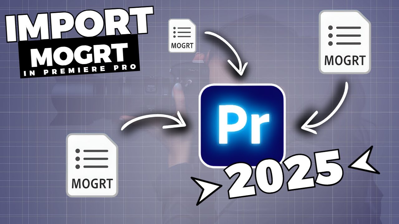 Как импортировать файлы .MOGRT в Premiere Pro 2025