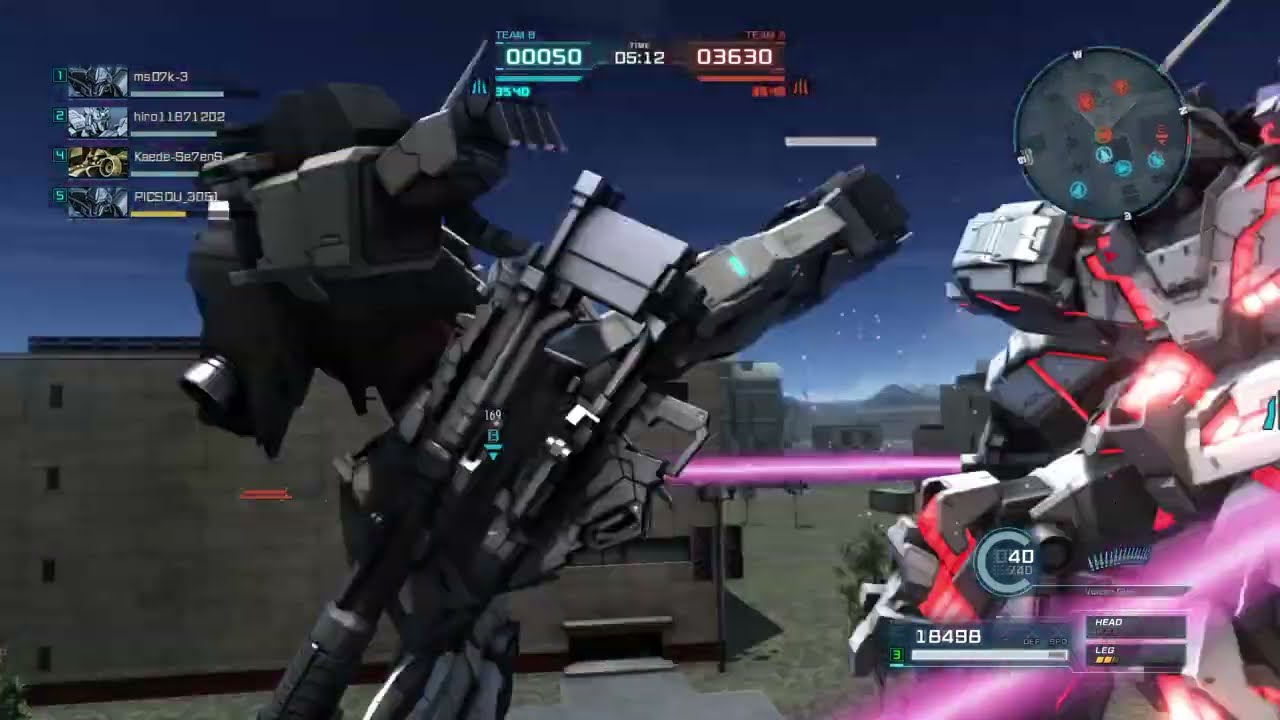 GUNDAM BATTLE OPERATION 2: Unicorn Gundam Gameplay [Taking The Board]