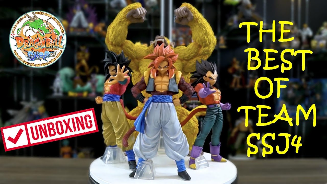Unboxing Super Saiyan 4 Goku/Gogeta/Vegeta - Ichibansho The Greatest Saiyan | Dragonball Shop
