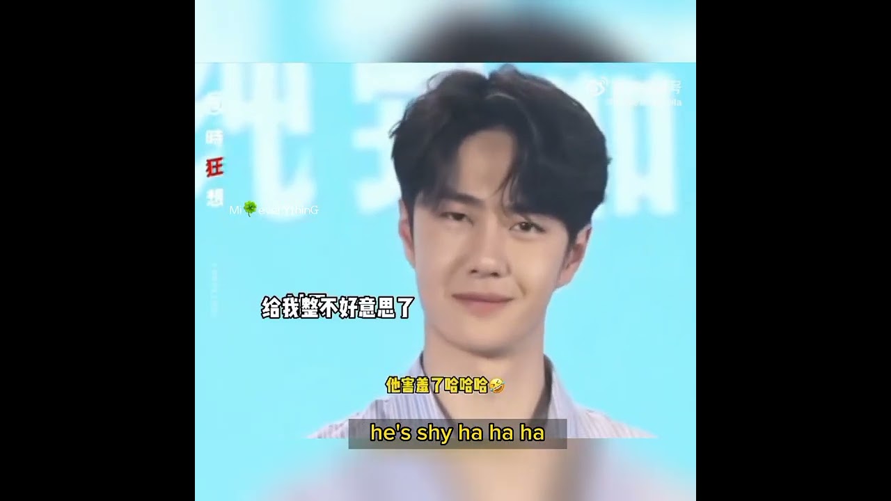 Bobo sharing his thoughts in his yogurt promotion with Brother in mind? -YiZhan/bjyx 🦁🐰💚❤️.