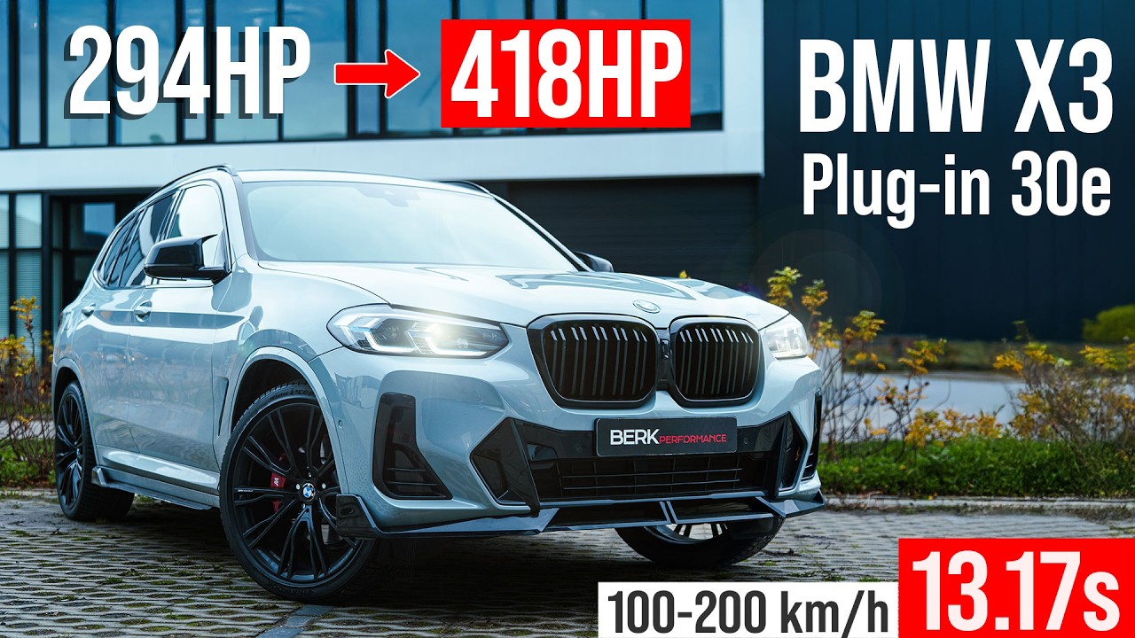 Тюнинг BMW X3 xDrive30e Stage 1.5 | Разгон 0-100 и 100-200 км/ч на динамометрическом стенде