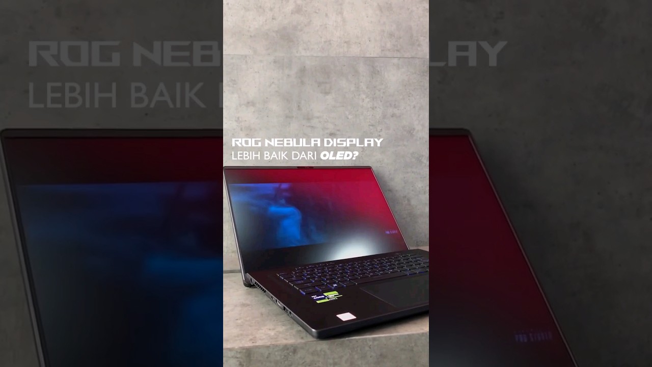 Layar ROG Nebula Display #ngeshortsbareng #ROG #laptopgaming