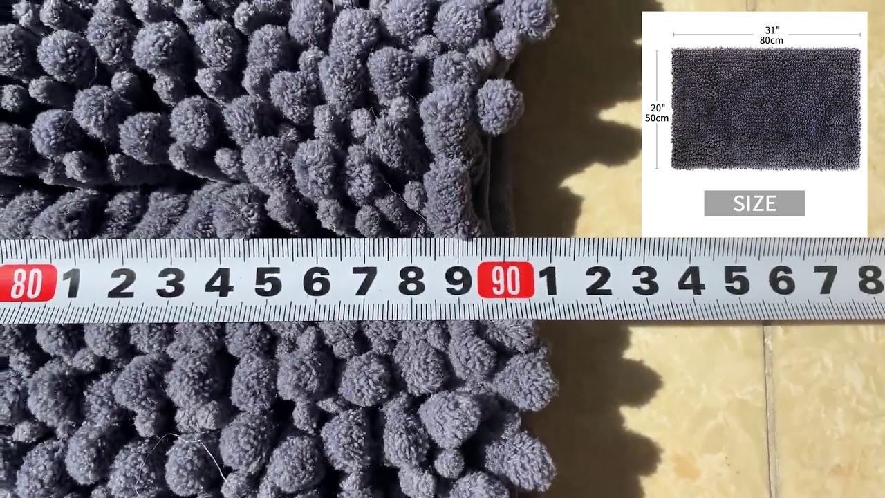 Cosyroom Microfiber Chenille Dog Door Mat