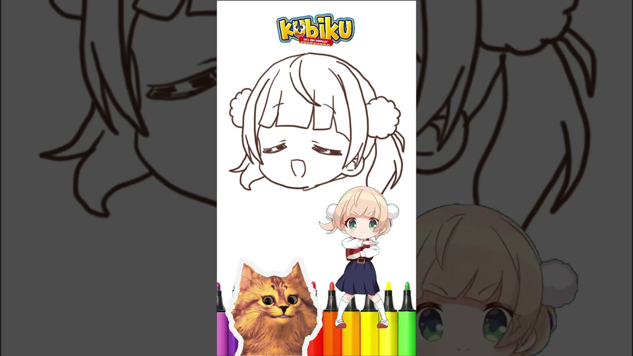 🤣 loli dance Ui Shigure #cat #uishigure #coloring