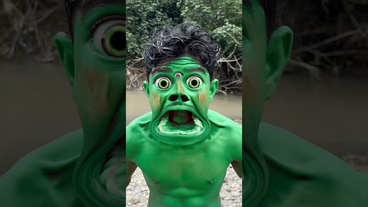 Hulk Boy Scary Transformation  Smash Spiderman But Failed 