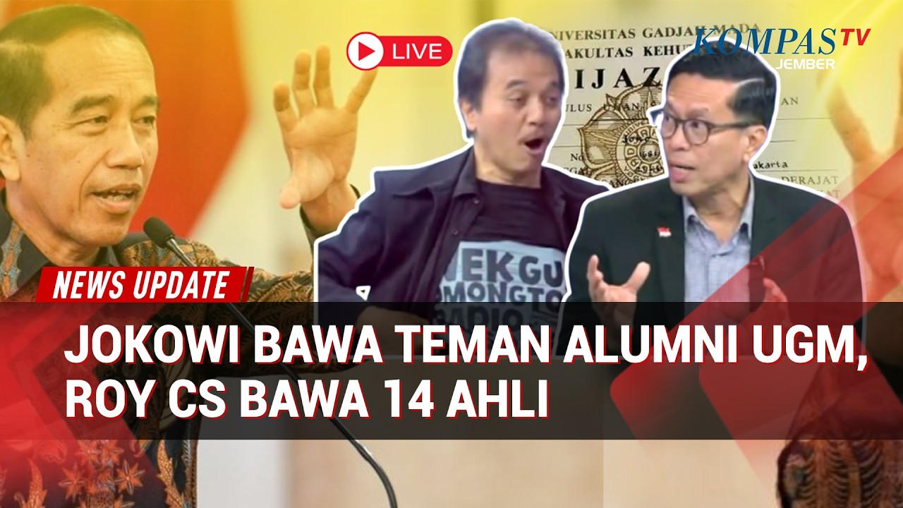 Roy Suryo Vs Andi Azwan Memanas! Roy Cs Bawa 14 Ahli - Jokowi Datangkan Alumni UGM, Siapa Unggul?