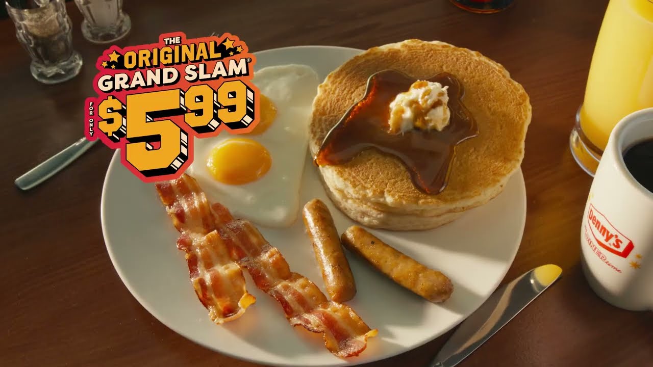 $5.99 Original Grand Slam, Only at Denny&rsquo;s