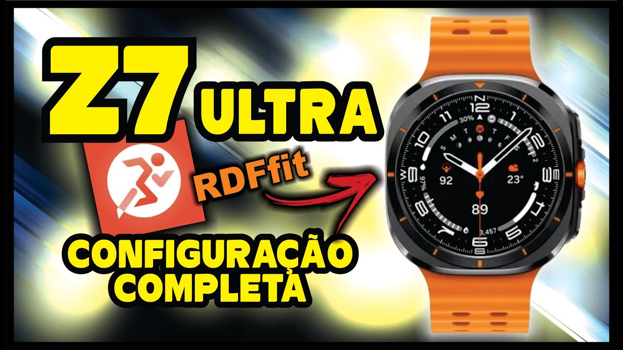 Como CONFIGURAR e CONECTAR Smartwatch Z7 ULTRA (SEM ERROS)