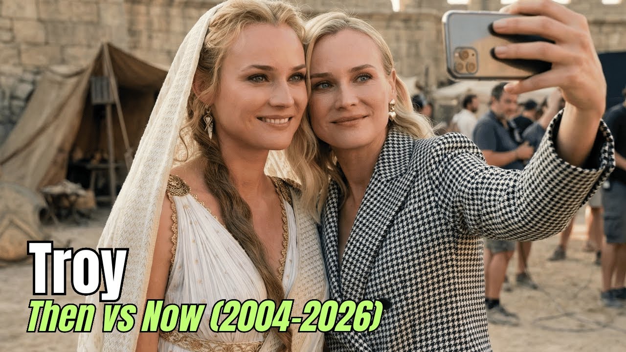 Troy (2004) Cast Selfie⚔️ Then vs Today 2026 ⚔️ The Myth Lives On