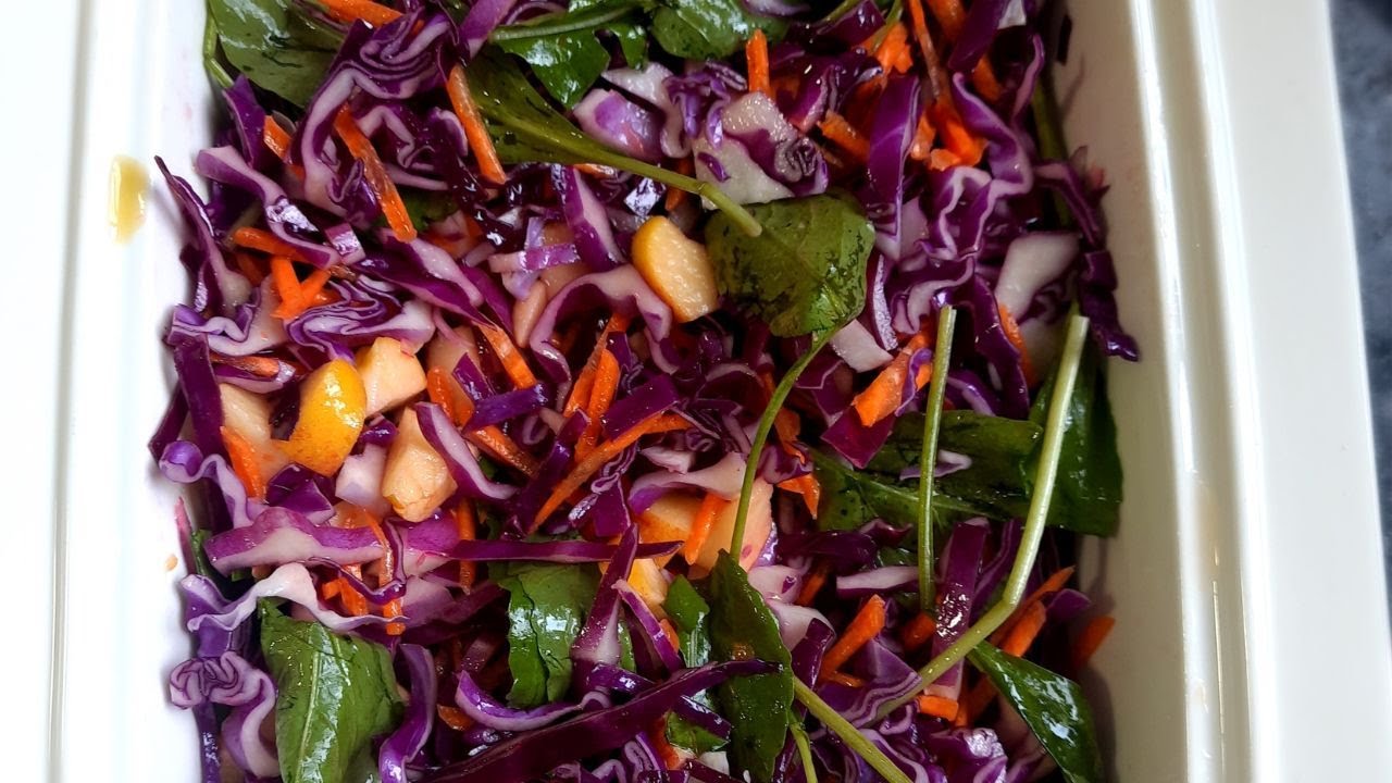 SALADA DE REPOLHO ROXO CROCANTE