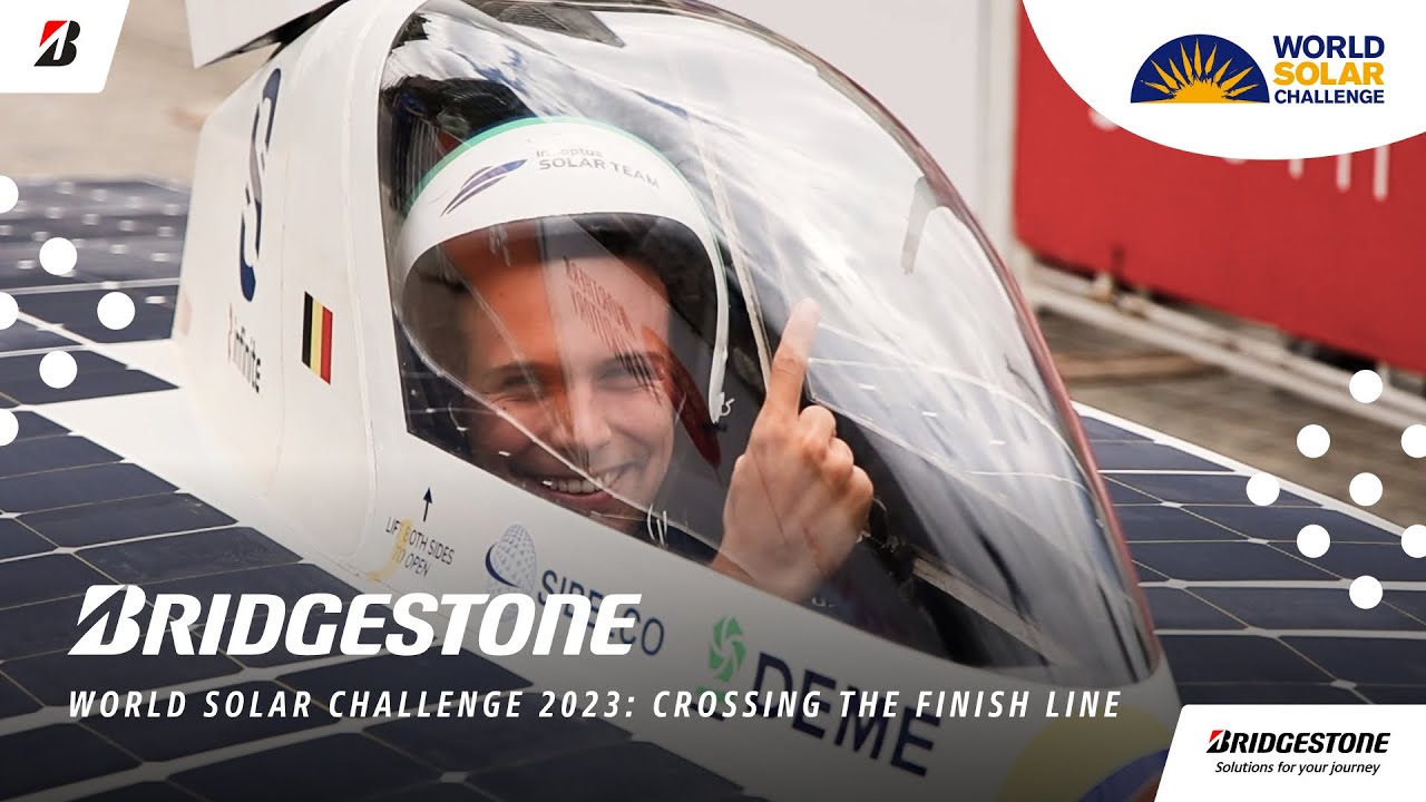 Bridgestone World Solar Challenge | Crossing The Finish Line!