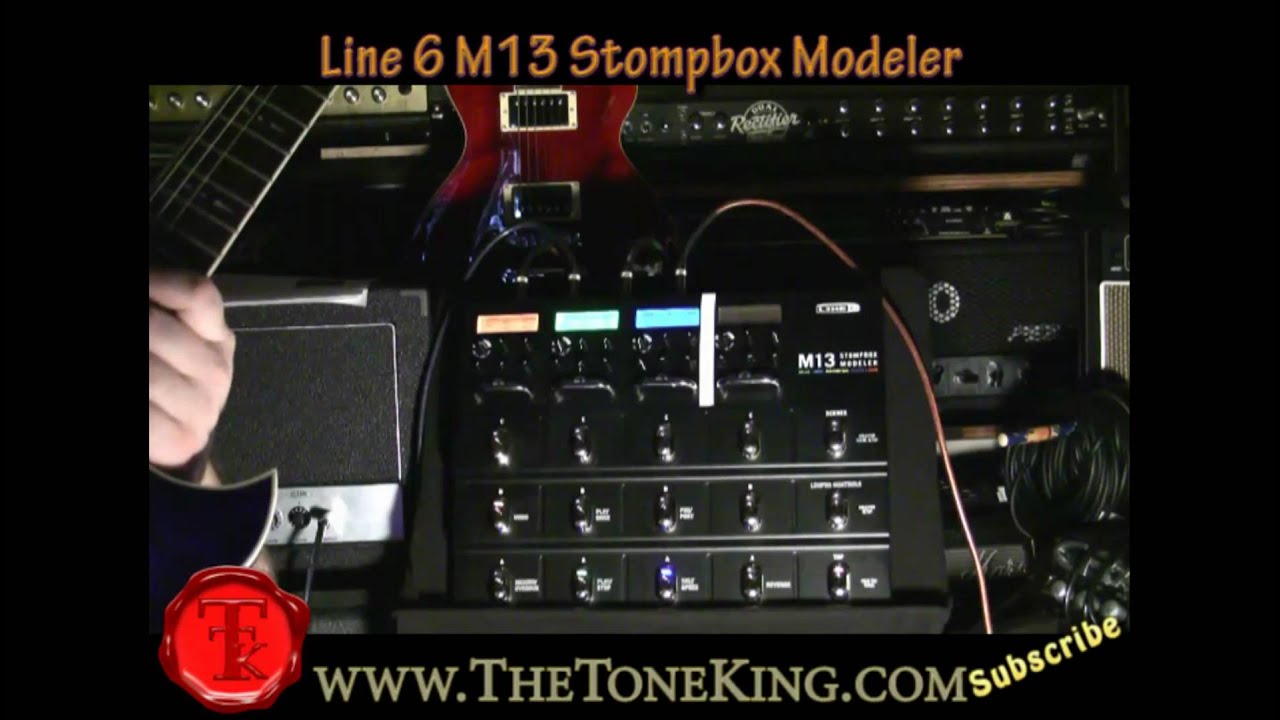Line 6 M13 Stompbox Modeler  -Ch Check it out! using Bugera 1990 & Minarik Lotus Line6