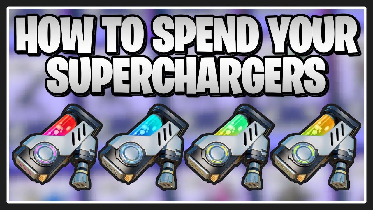2026 APPROVED: How to Spend Your Superchargers in Fortnite Save the World!