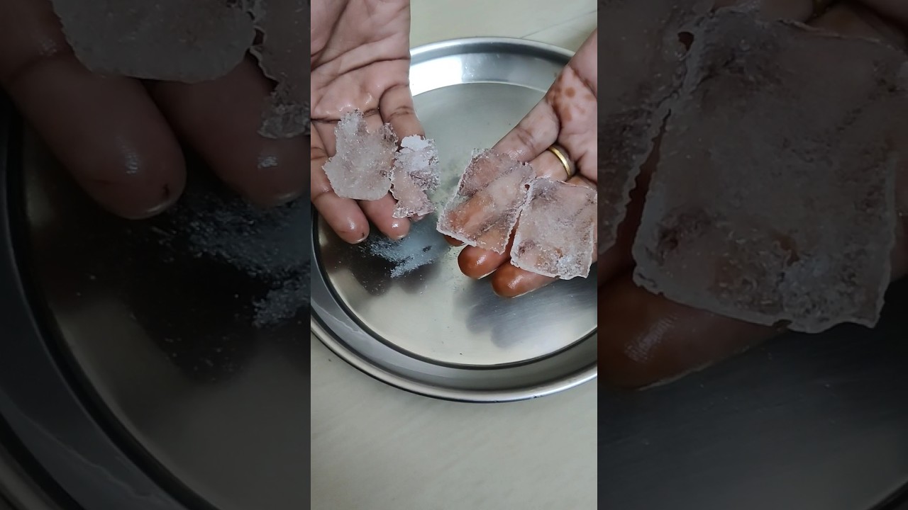 Ice and Salt Experiment l Ice Cube with and Without Salt 