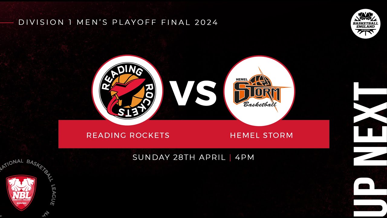 Division One Men's Playoff Final: Reading Rockets v Hemel Storm - 28.04.24