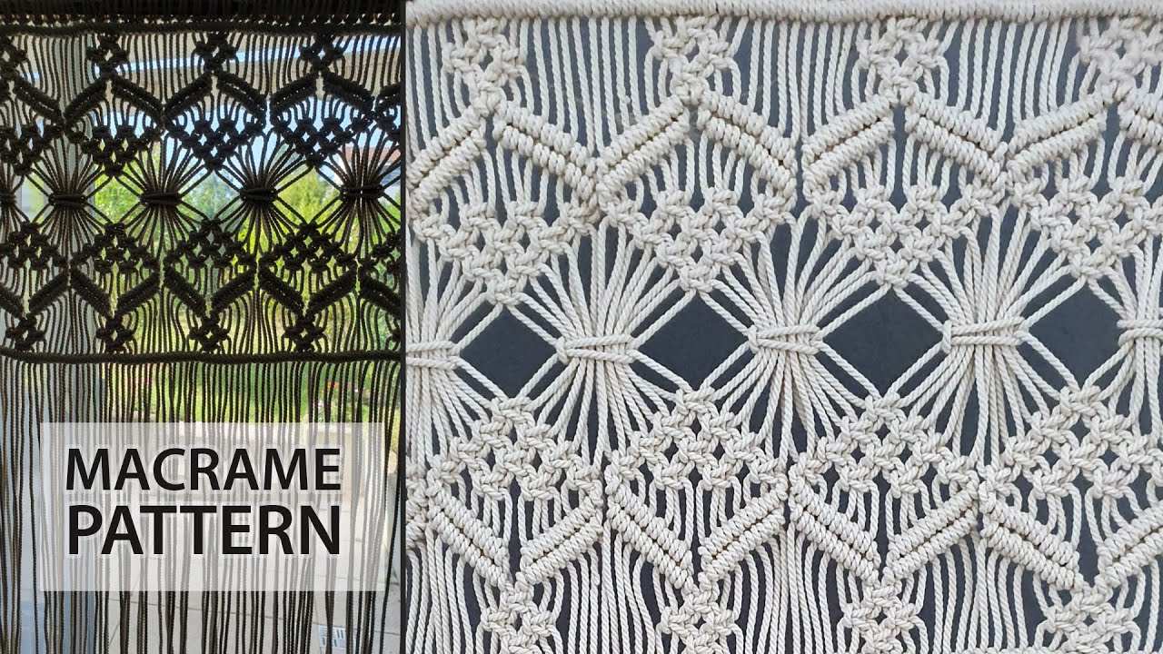 Macramé Curtain | Wall Hanging | Hanging Photo Display