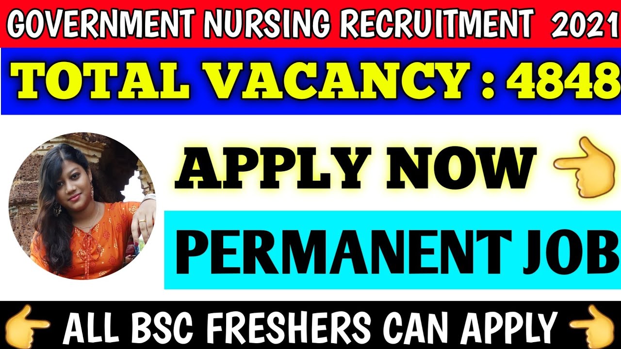 Staff nurse vacancy 2021 government | nursing vacancy 2021 | govt staff nurse vacancy 2021 |