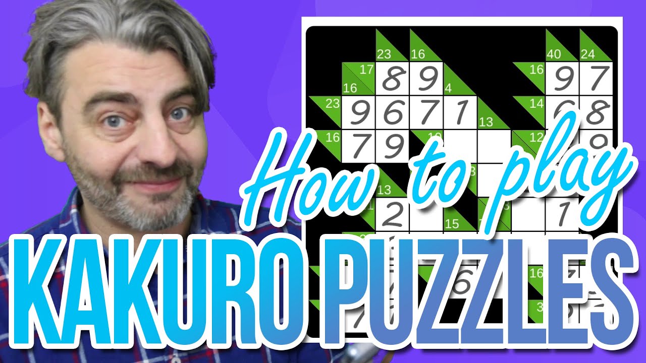 How to play Kakuro puzzles: walkthrough of a beginner's 8×8 puzzle