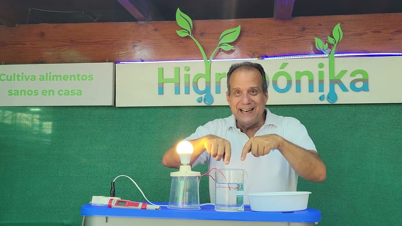 Conductividad Eléctrica en Solución Nutritiva Hidropónica. Hydroponics Electrical Conductivity EC