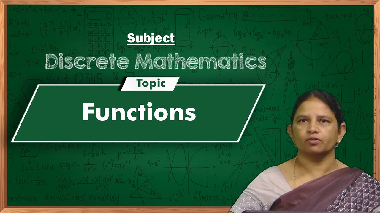 LEC29| Discrete Mathematics | Functions by Dr. K. Pushpa Rani
