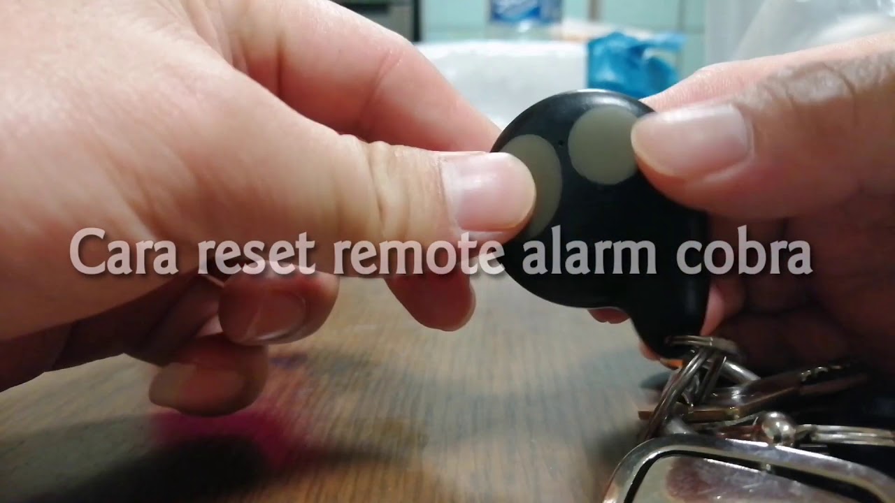 Cara reset remote alarm cobra dmax iteq.