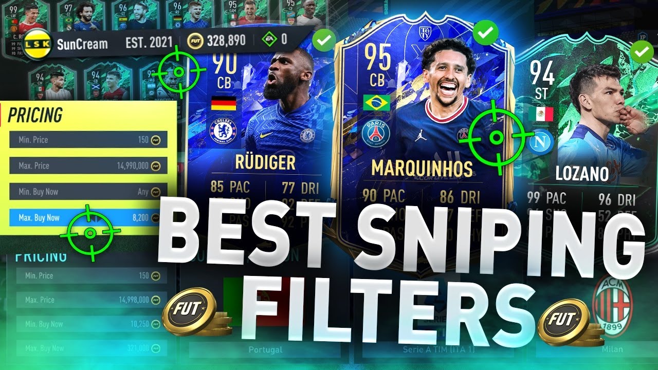 The BEST Sniping Filters Right now on FIFA 22!! 😱