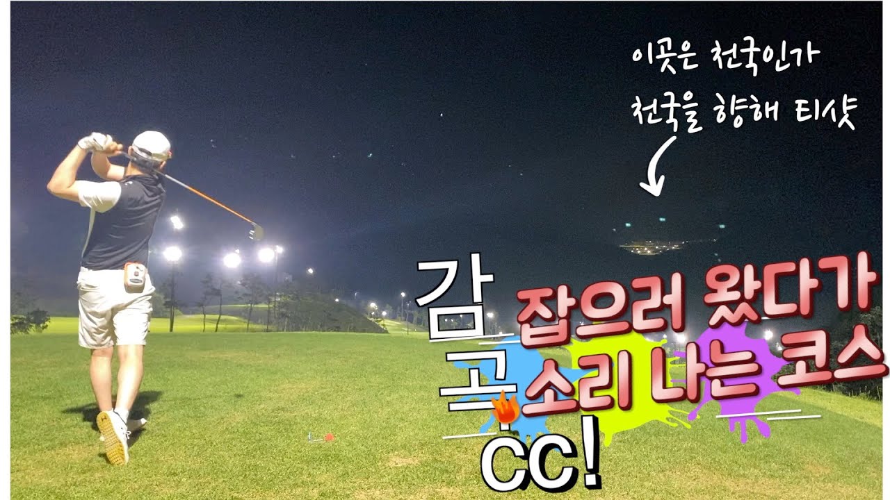 6월의 감곡cc 리뷰~!, 감잡으로 왔다가 곡소리나는 라운딩#필드라운딩#야간라운딩#노캐디#가성비골프장