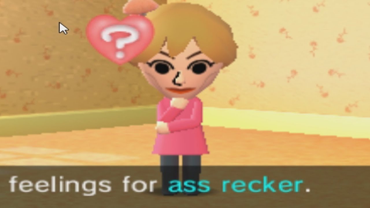 i don't want my grandma to see this tomodachi life video...