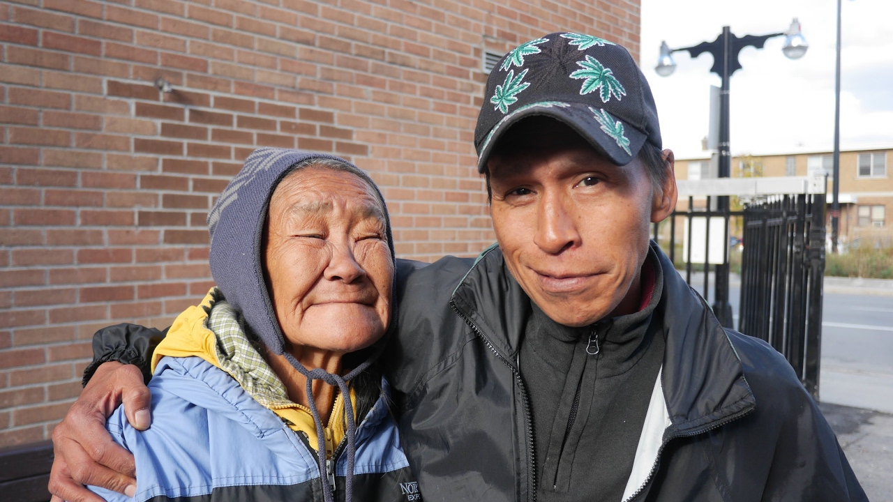 Annie and Matto are homeless in Ottawa. They are proud to Inuit speak their native language.