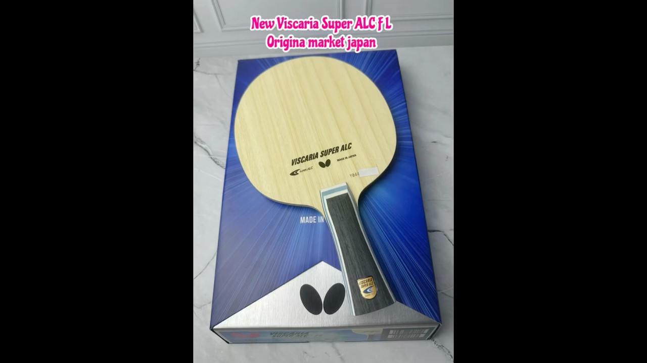 NEW BLADE KAYU BET BAT TENIS MEJA PINGPONG BUTTERFLY VISCARIA SUPER ALC FL ORI MARKET JEPANG