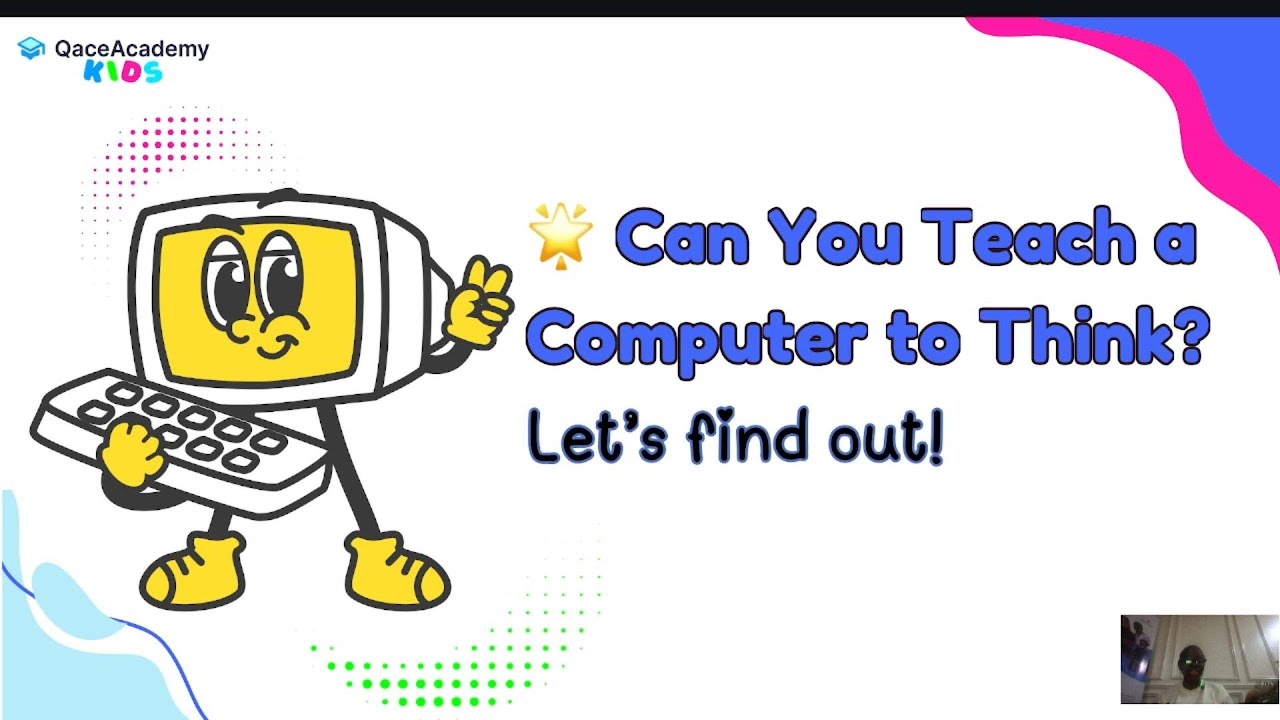 CAN YOU TEACH A COMPUTER TO THINK? | Qace Academy Kids | Artificial Intelligence  for Kids!