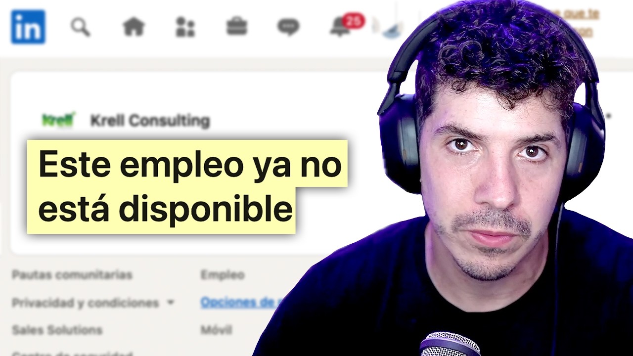 Comenté una oferta de trabajo en Linkedin y la eliminaron