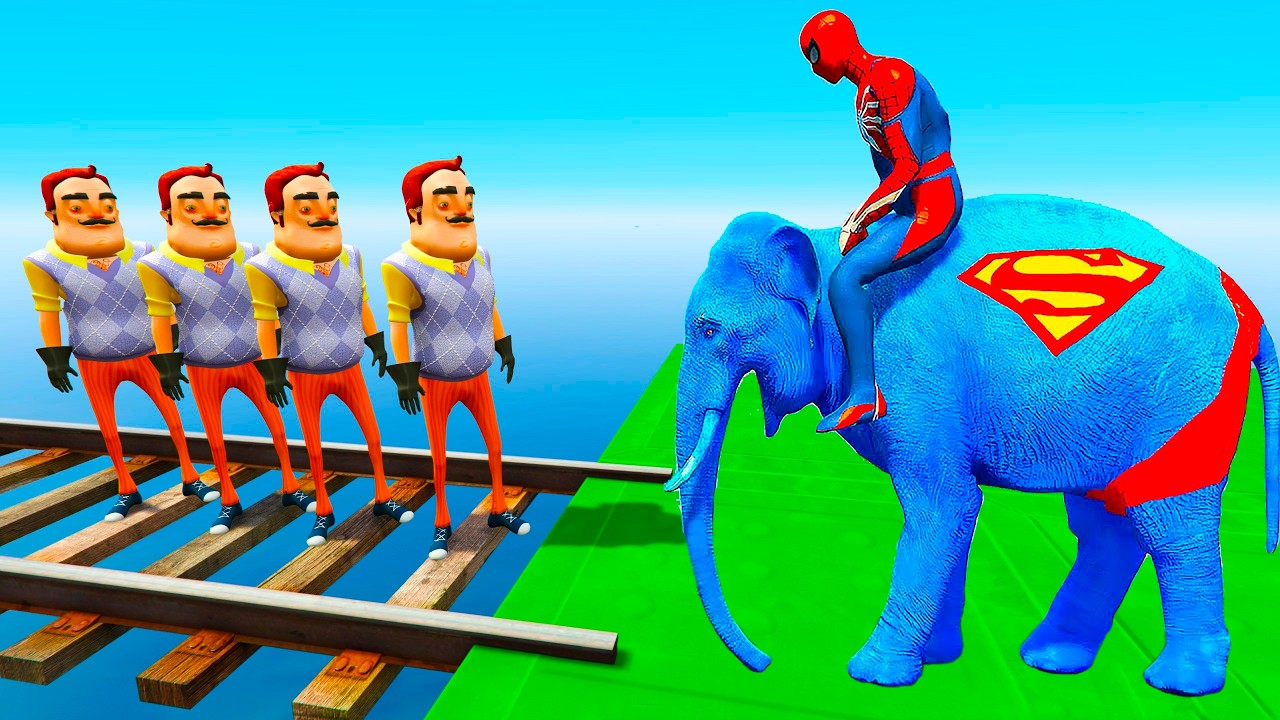 GTA 5 Epic Water Ragdolls Spiderman Jumps (Fails) ep. №2091