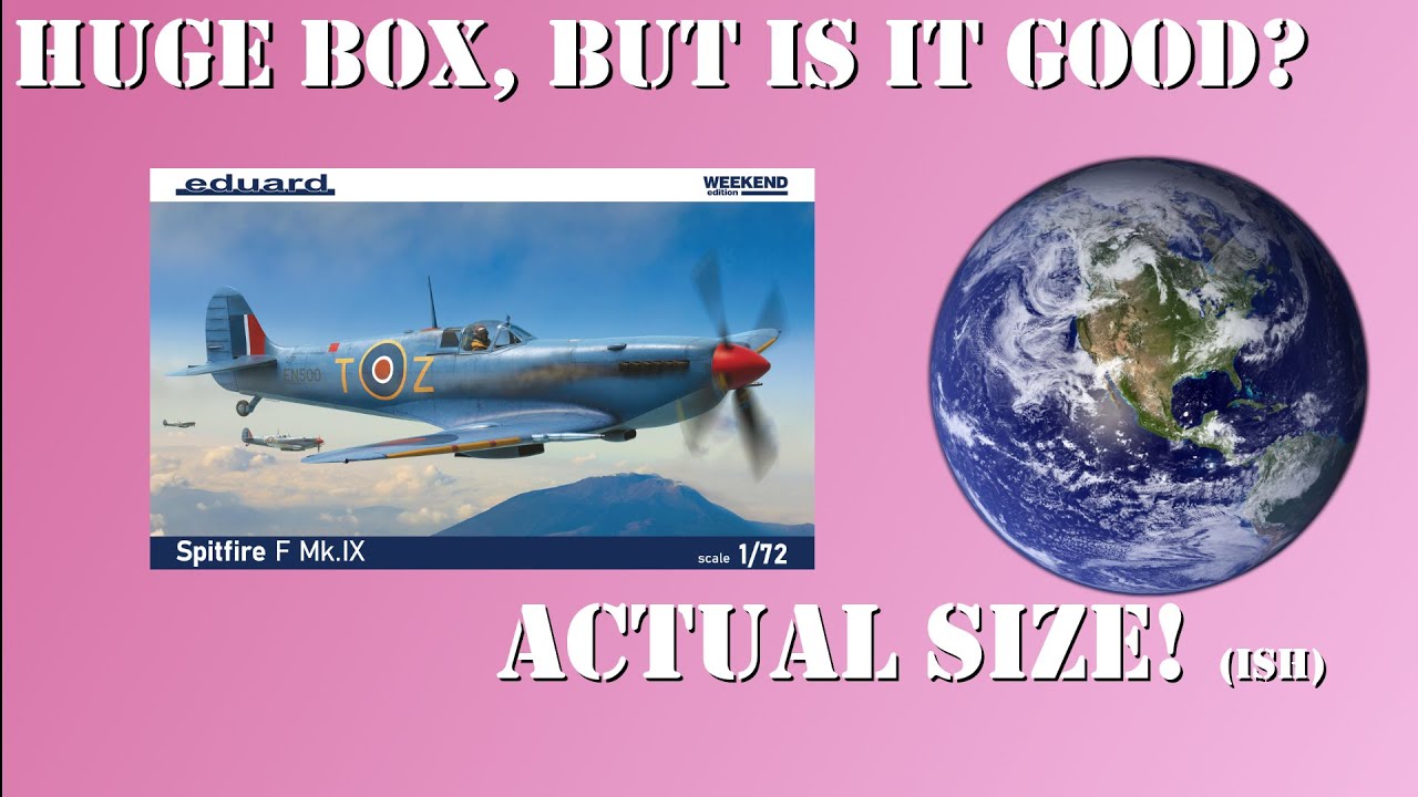 Unboxing the GIANT Eduard Spitfire F Mk.IX - How many could fit in here?!