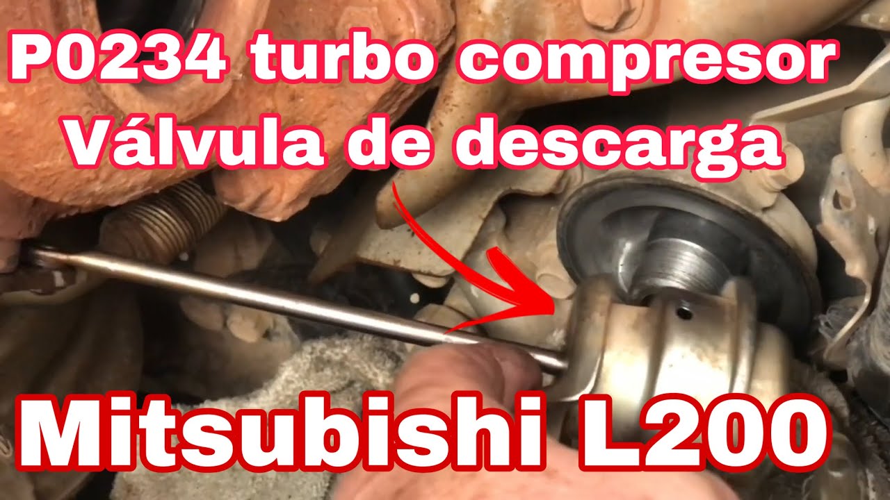 P0234 Mitsubishi L200 Turbocompresor
